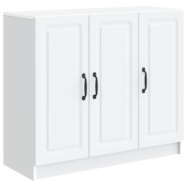 vidaXL Buffet Blanc 89 x 34 5 x 77 cm Bois d'ingénierie