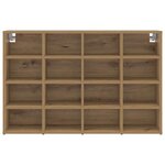 vidaXL Cabinet à chaussures Chêne artisanal 103 x 30 x 67 cm