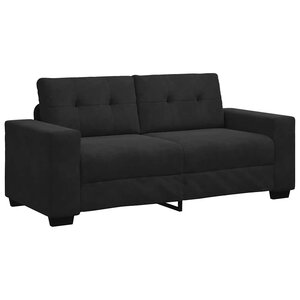 vidaXL Canapé causeuse noir 180x77x82 cm velours