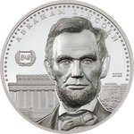Pièce de monnaie en Argent 5 Dollars g 31.1 (1 oz) Millésime 2022 Abraham Lincoln ABRAHAM LINCOLN