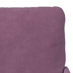 vidaXL Canapés avec coussin 110cm Pourpre Contreplaqué
