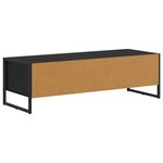vidaXL Meuble TV Chêne noir 100 x 36 5 x 30 5 cm Bois d'ingénierie