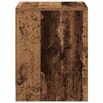 vidaXL Cabinet de chevet avec tiroir Bois ancien 45 x 34 x 44.5 cm