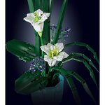Mould King 10023 - Ensemble de construction Bouquet de lys féerique
