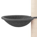 vidaXL Arbre à chat avec griffoirs en sisal Gris foncé 94 5 cm