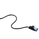 Hama slim-flexible cat6 1.5m câble de réseau noir 1 5 m u/utp (utp)