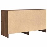 vidaXL Meuble TV chêne marron 100x35x54 cm bois d'ingénierie