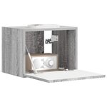 vidaXL Meuble TV mural Gris Sonoma 60 x 31 x 29.5 cm Bois d'ingénierie