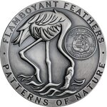 Pièce de monnaie en Argent 50 Dollars g 155.5 (5 oz) Millésime 2025 Patterns of Nature FLAMINGOS