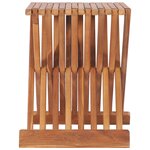 vidaXL Tabouret pliable 40x32x45 cm Bois de teck solide