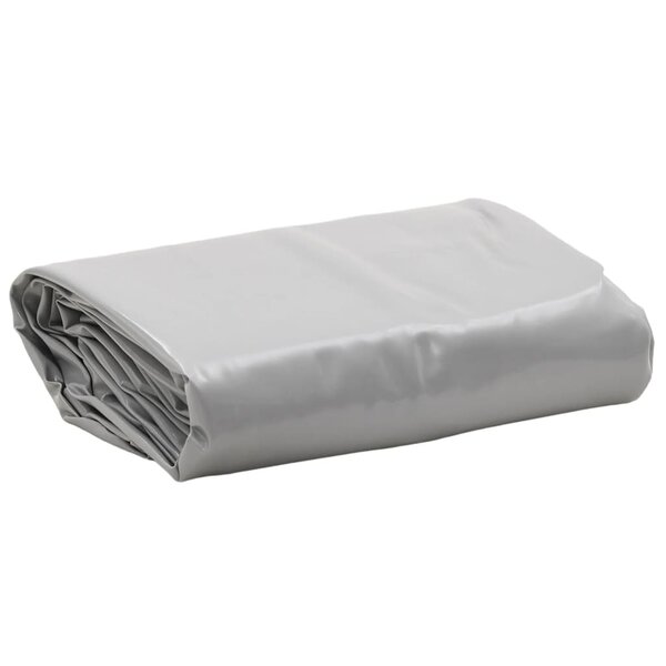 vidaXL Bâche gris Ø 2 8 m 650 g/m²