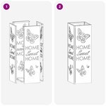 vidaXL Porte-parapluie Rose 15 5 x 15 5 x 49 cm Acier