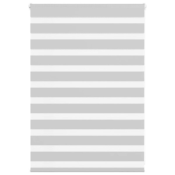 vidaXL Store zèbre gris clair largeur du tissu 105 9 cm polyester