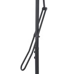 vidaXL Parasol de jardin avec mât en acier bleu 250x250x230 cm