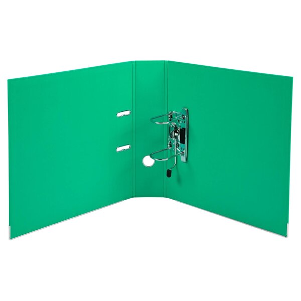 Classeur À Levier Prem'touch Intérieur Et Extérieur En Polypropylène - Dos 80mm - A4 Maxi - Vert - X 10 - Exacompta