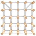 vidaXL Casier à bouteilles pour 20 bouteilles Pinède solide