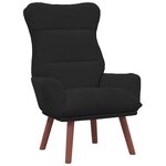 vidaXL fauteuil Noir 69 x 74 x 93 cm Velours