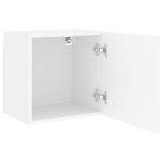 vidaXL Meubles TV muraux 2 Pièces blanc 40 5x30x40 cm bois d'ingénierie