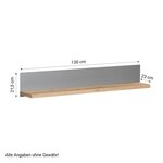 Étagère murale Gris 130  cm