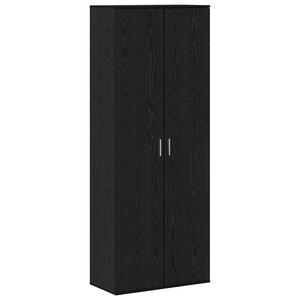 vidaXL Meuble Chêne noir 70 x 35 x 180 cm Bois d'ingénierie