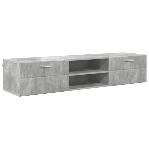 vidaXL Meuble TV Blanc brillant 150 x 39 x 30 cm Bois d'ingénierie