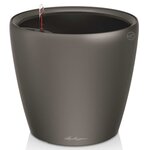 LECHUZA Jardinière CLASSICO LS 43 ALL-IN-ONE charbon métallisé 16083