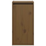 vidaXL Armoire murale Marron miel 30x30x60 cm Bois de pin massif