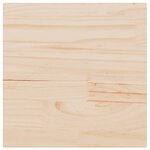 vidaXL Dessus de table 50x50x2 5 cm bois de pin massif