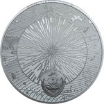 Pièce de monnaie en Argent 20 Dollars g 93.3 (3 oz) Millésime 2022 Space Final Frontier PILLARS OF CREATION AND BLACK HOLE