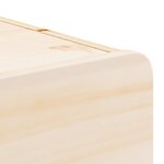 vidaXL Table de chevet Marron 39 x 34 x 16 5 cm Bois massif en pin