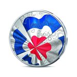 Moulin Rouge Monnaie de 10€ Argent colorisée