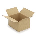 Caisse carton brune à montage rapide 25 x 20 x 15 cm (lot de 20)