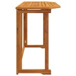 vidaXL Table de bistro 90x50x75 cm Bois d'acacia massif