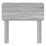 vidaXL Tête de lit Gris Sonoma 80 cm Bois d'ingénierie
