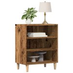 vidaXL Buffet vieux bois 57x35x75 cm bois d'ingénierie