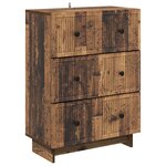vidaXL Armoire à tiroirs Bois ancien 66 x 34 5 x 90 cm