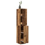 vidaXL Armoire d'apothicaire vieux bois 30x41x174 5 cm bois ingénierie