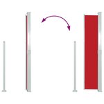 vidaXL Auvent latéral de patio 160x300 cm Rouge