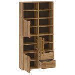vidaXL Armoires latérales 4 Pièces ODDA 40x24x79 cm bois massif pin