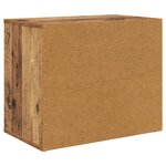 vidaXL Maison pour chat Bois ancien 51 x 30 x 42 cm Bois d'ingénierie