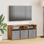 vidaXL Basboard avec tiroir Bois ancien 102 x 32 x 48 5 cm