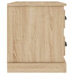 vidaXL Table de chevet chêne sonoma 60x39x45 cm