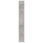 vidaXL Armoire de rangement mince gris béton 30x42 5x225 cm