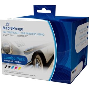Cartouches compatiblesT0891-94 - 2 noires + 1 Cyan + 1 Magenta + 1 Jaune MEDIARANGE