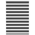 vidaXL Store zèbre noir 110x150 cm largeur du tissu 105 9 cm polyester