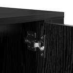 vidaXL Meuble TV mural Chêne noir 80 x 34 5 x 40 cm Bois d'ingénierie