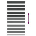 vidaXL Store zèbre noir 90x150 cm largeur du tissu 85 9 cm polyester