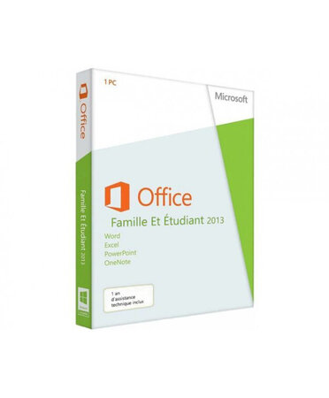 Microsoft Office 2013 Famille et Etudiant (Home & Student) - Clé licence à télécharger