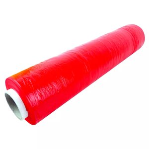 Film étirable manuel opaque rouge - (450 mm x 300 M) Confidentialité garantie – Bulteau Systems