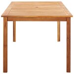 vidaXL Mobilier à dîner 9 Pièces résine tressée et bois d'acacia gris